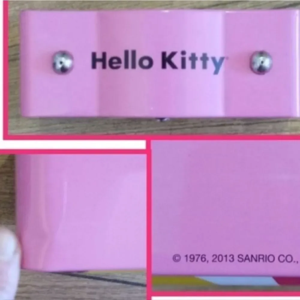 HELLO KITTY‎ Collectible Y2K Tin With Coloring Book and Twist Crayons